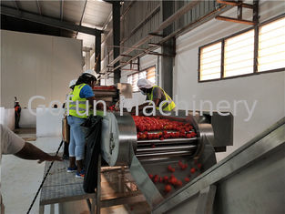 Sus 403 خط إنتاج صلصة الطماطم 15kw إعادة تدوير المياه