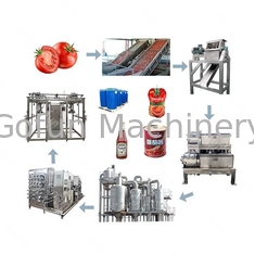 استخدام صناعي آلات فرز الطماطم مع المنتج النهائي بريكس 28-30٪