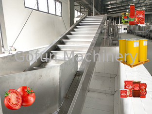 الفولاذ المقاوم للصدأ 304 مادة تركيز صلصة الطماطم خط معالجة توفير المياه