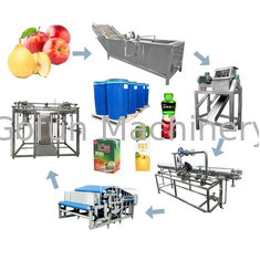 آلة تصنيع عجينة التفاح أبل خط إنتاج مربى التركيز