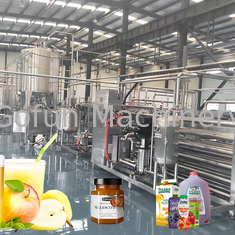 مصنع تجهيز عصير التفاح من الفولاذ المقاوم للصدأ بدرجة الغذاء 50T / D