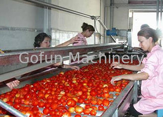 Sus304 تجهيز خط الطماطم آلة صنع معجون الطماطم 3/5 طن لكل ساعة