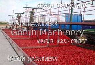 5T / H مصنع معالجة هريس الطماطم الأوتوماتيكي بالكامل 304 الفولاذ المقاوم للصدأ